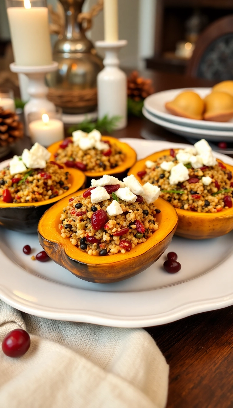 20 Cozy Winter Dinner Recipes That Will Warm Your Heart (You Won't Believe #5!) - 15. Stuffed Acorn Squash