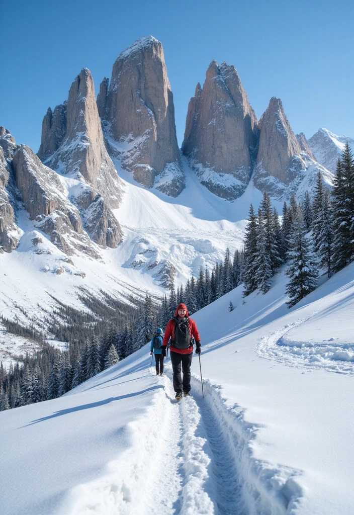 20 Ice-olated Adventures Trips to Inspire Your Next Journey (You'll Want to Book #11!) - 14. Winter Hiking in the Dolomites