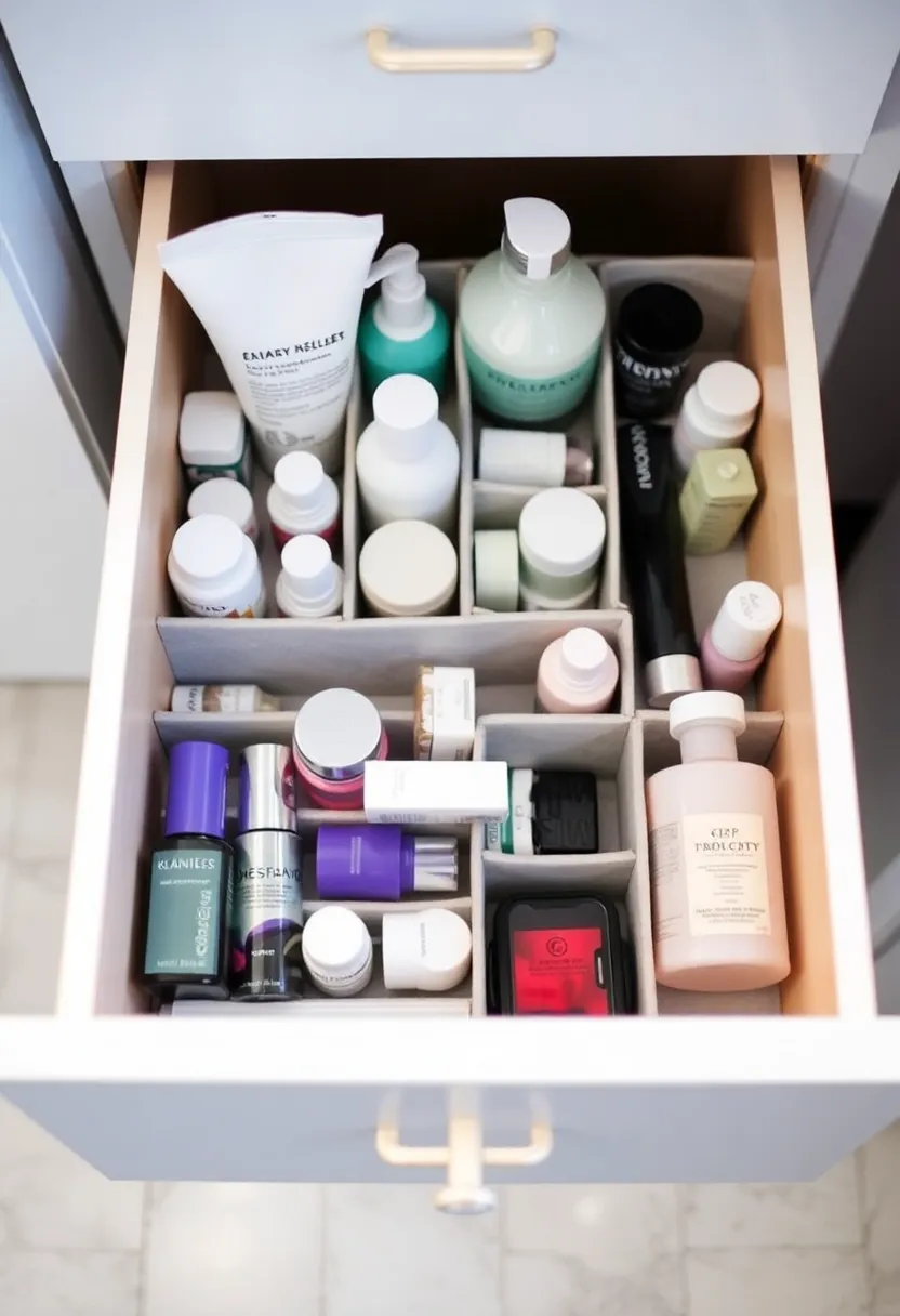 21 Bathroom Storage Hacks That'll Transform Your Space (You Won't Believe #10!) - 19. Use Drawer Dividers for Easy Organization