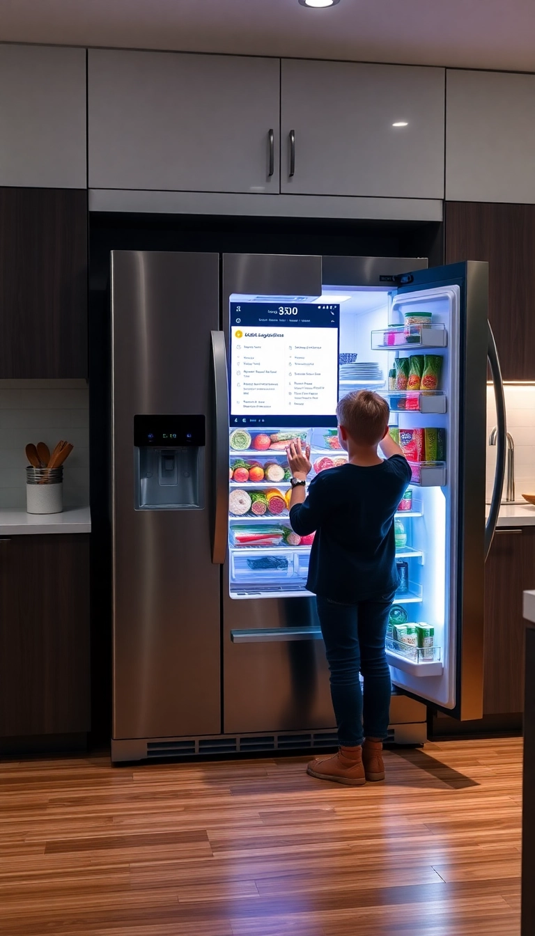 13 Smart Home Gadgets That'll Make You Feel Like You're Living in 2050 (#7 Is Mind-Blowing!) - 7. Smart Refrigerator