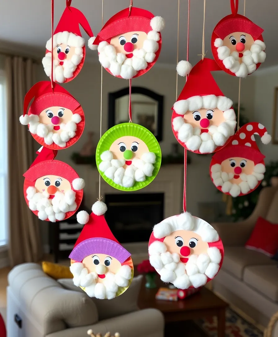 20 Festive Christmas Crafts You Can Make with the Kids (Get Inspired by #9!) - 10. Paper Plate Santa Faces