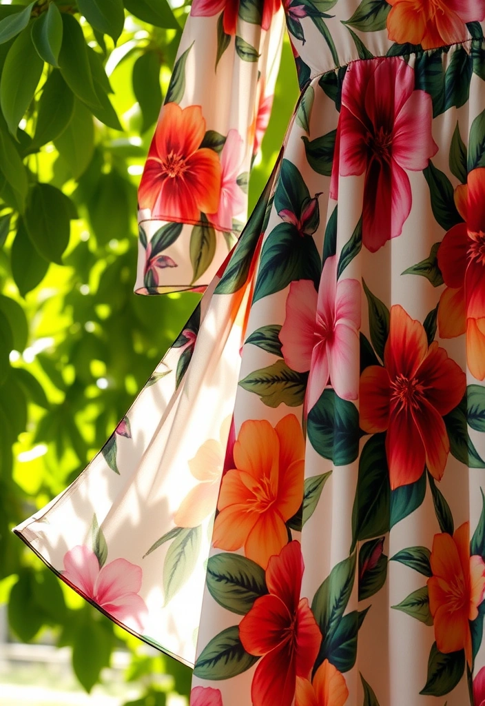 10 Solar Punk Fashion Trends You Didn't Know You Needed (Get Ready to Shine!) - 1. Botanical Patterns