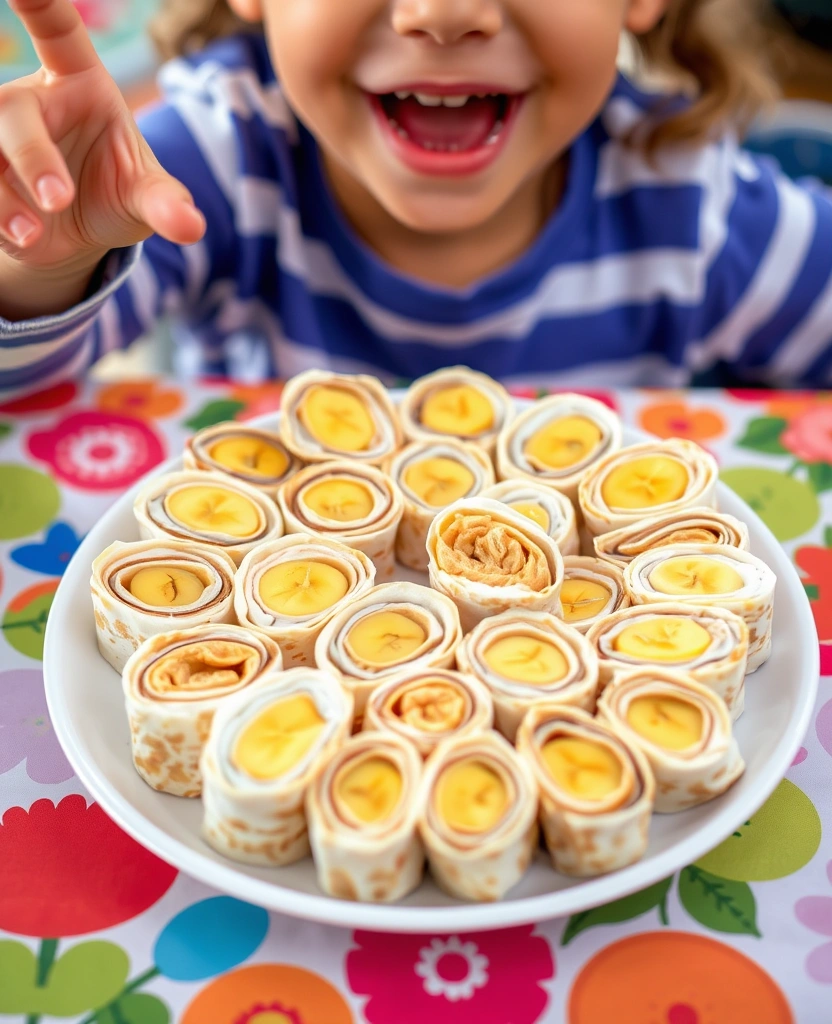 12 No-Bake 3-Ingredient Treats for Kids That Are an Absolute Must-Try! - 9. Peanut Butter Banana Sushi