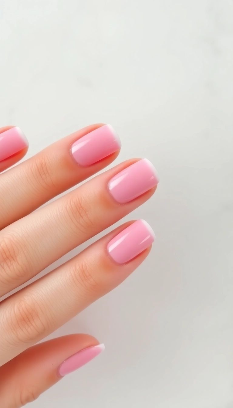 27 Stunning Pink Nail Ideas That Will Turn Heads (You Won't Believe #15!) - 7. French Twist