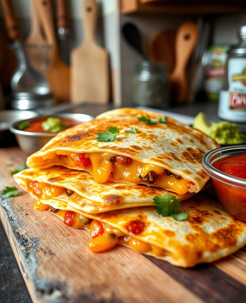 10 Easy Dinner Recipes That Are Perfect for Busy Weeknights! - 4. Cheesy Quesadillas