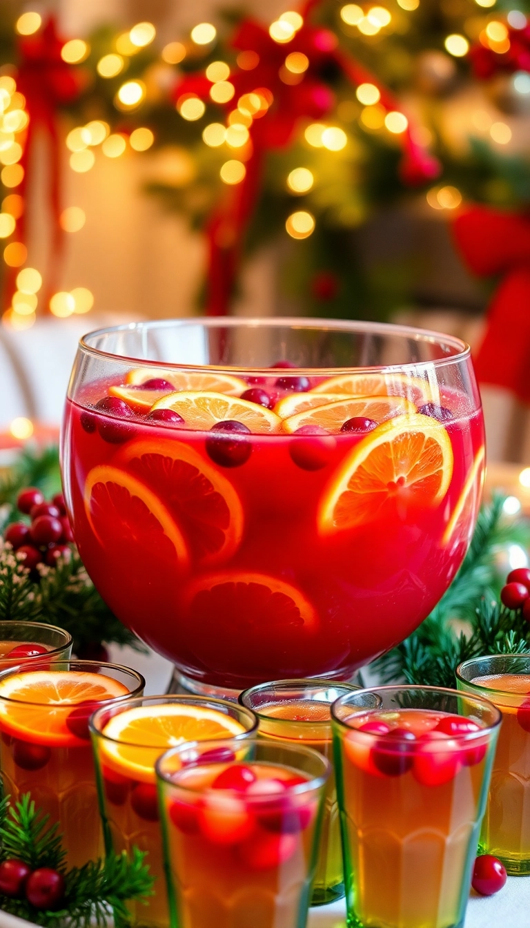 19 Christmas Drinks Ideas That'll Make Your Holiday Parties Sparkle! - 11. Holiday Punch