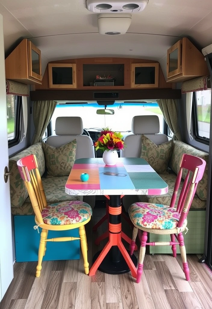 25 Cozy RV Decor Ideas That Will Make You Feel Right at Home on the Road! - 19. Upcycled Furniture