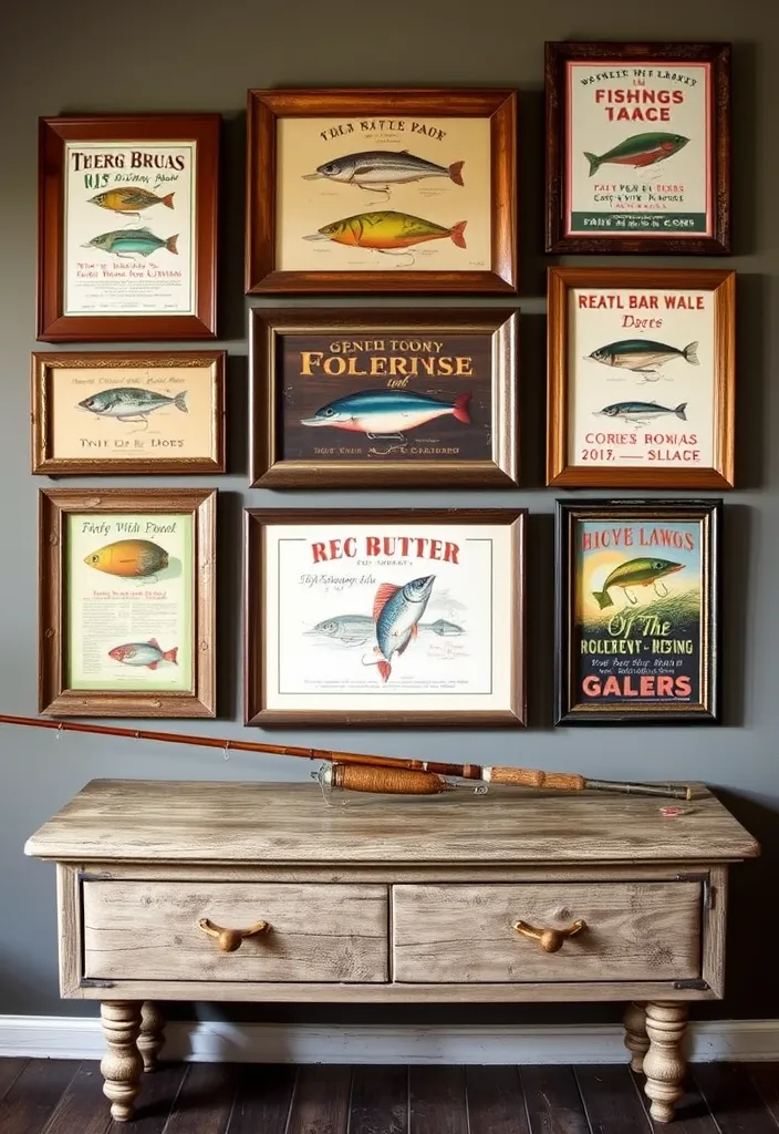 10 Fisherman Aesthetic Decor Ideas That'll Transform Your Space Into a Nautical Paradise! - 5. Vintage Fishing Finds