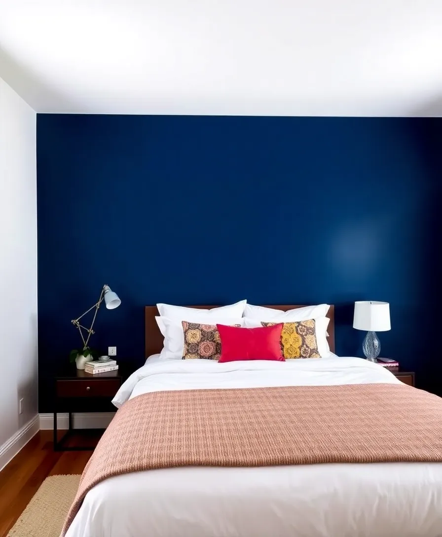 25 Amazing Bedroom Transformations Under $200 (Number 9 Will Blow Your Mind!) - 4. Accent Wall Magic