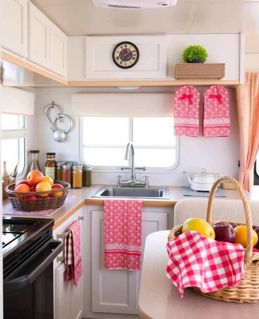 25 Cozy RV Decor Ideas That Will Make You Feel Right at Home on the Road! - 14. Functional Kitchen Decor