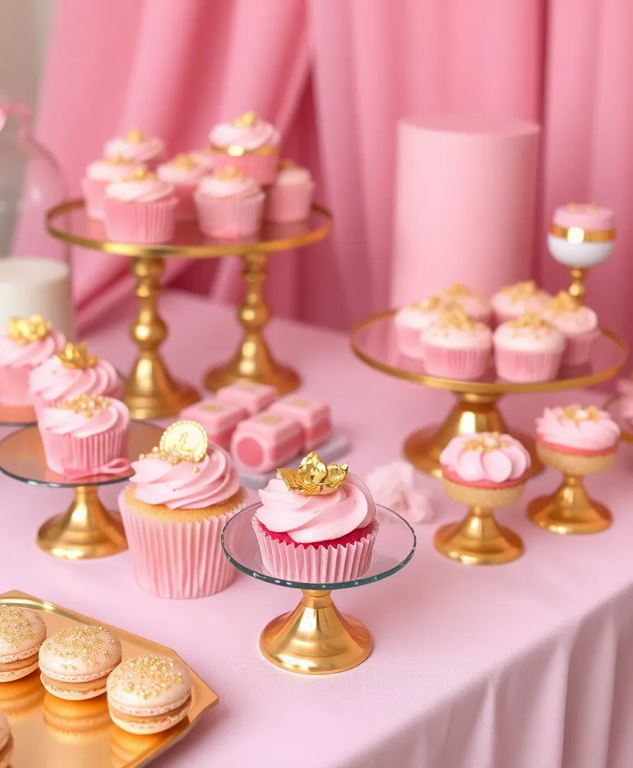 17 Unique Pink and Gold Tablescape Ideas That Will Leave Guests Speechless! - 8. Edible Gold Touches