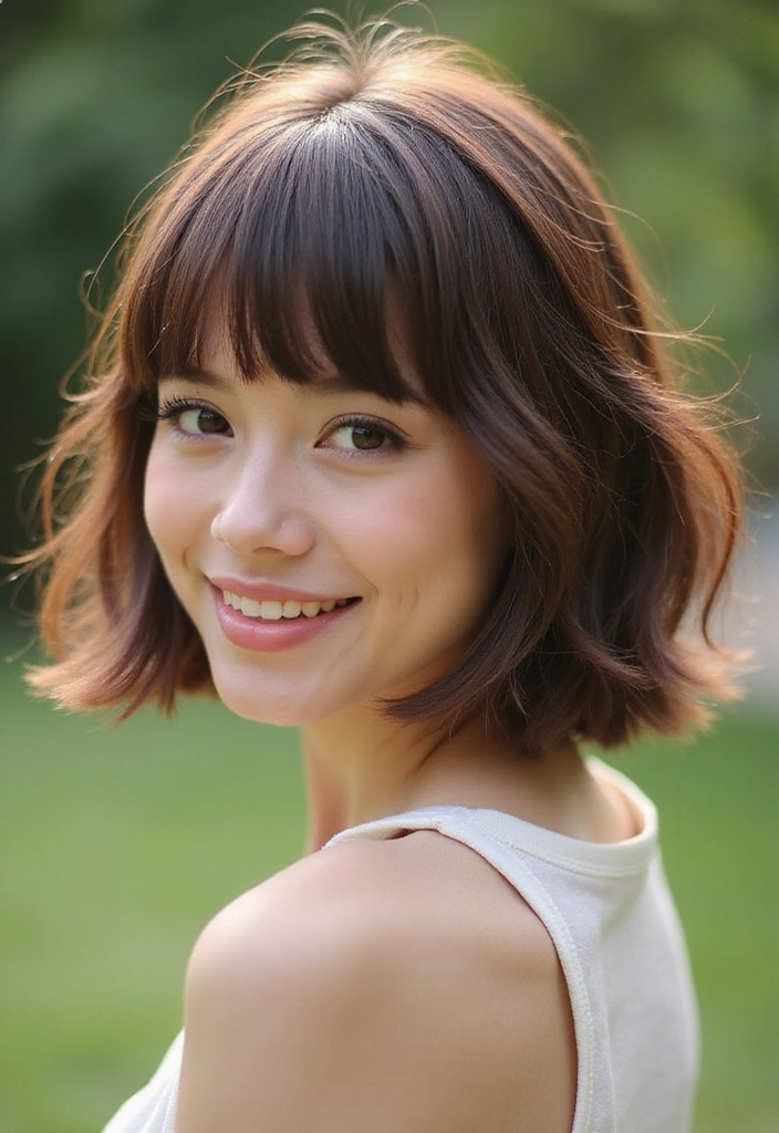 15 Trendy Short Hair Cuts for Women That'll Make You Look Instantly Younger! - 7. Side-Swept Bangs