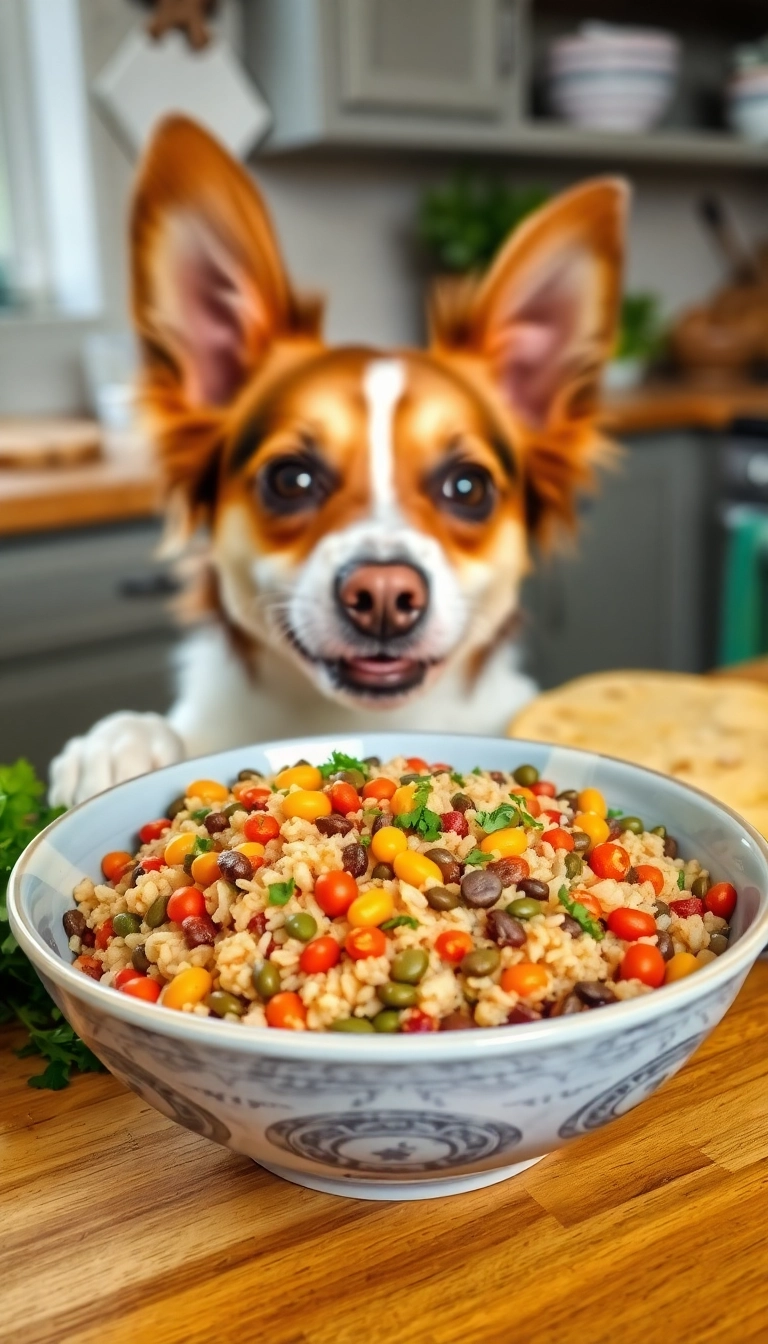 20 Homemade Pet Food Recipes That Will Make Your Furry Friend Jump for Joy (Wait Until You Try #11!) - 18. Rice and Lentil Medley