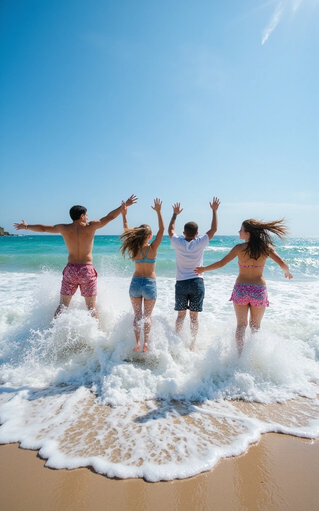 20 Unforgettable Beach Activities for Families to Enjoy This Summer! - 18. Ocean Wave Jumping
