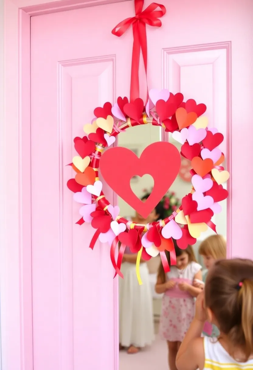 16 Fun Valentine's Day Crafts for Kids That'll Ignite Their Creativity! - 5. Valentine’s Day Wreath