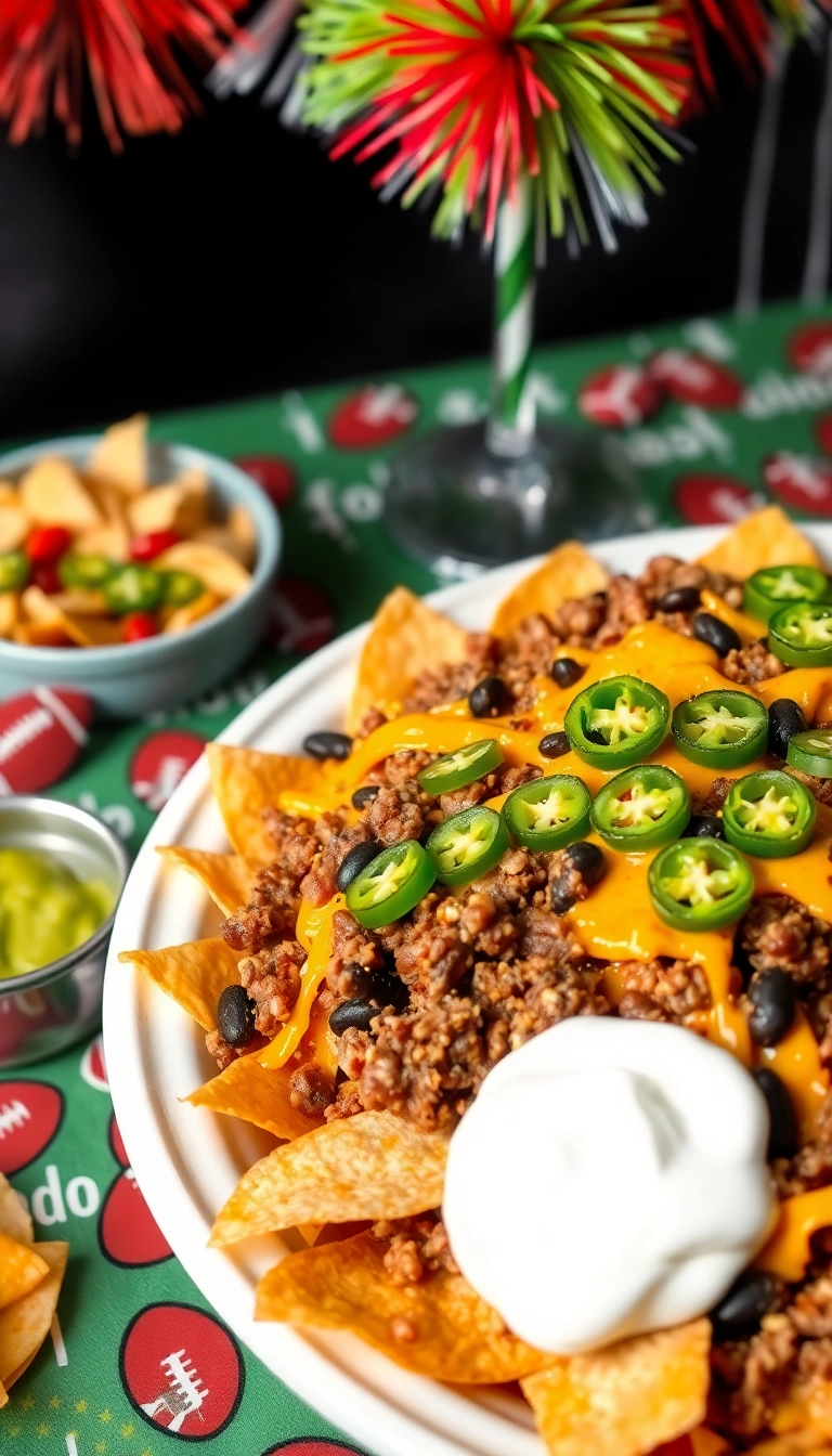 20 Tailgate Food Ideas That Make Game Day Unforgettable (You Won't Believe #7!) - 1. Loaded Nachos