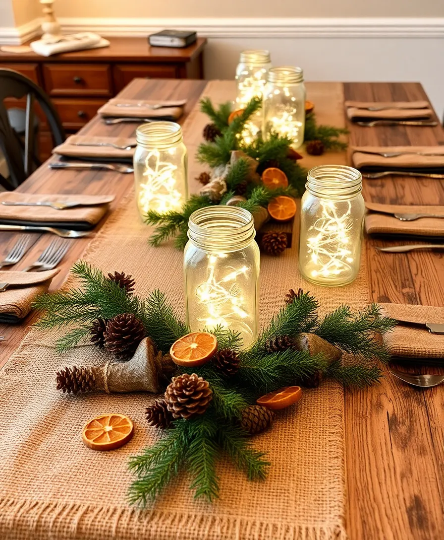 Christmas Table Settings: How to Create the Perfect Holiday Table! - 3. Rustic Charm with Natural Elements