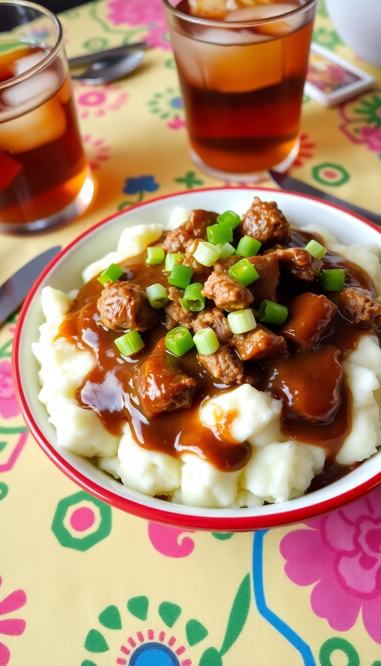 24 Mashed Potatoes Dinner Meals Ideas That Will Make You Drool! - 9. Mashed Potato Bowl with Gravy