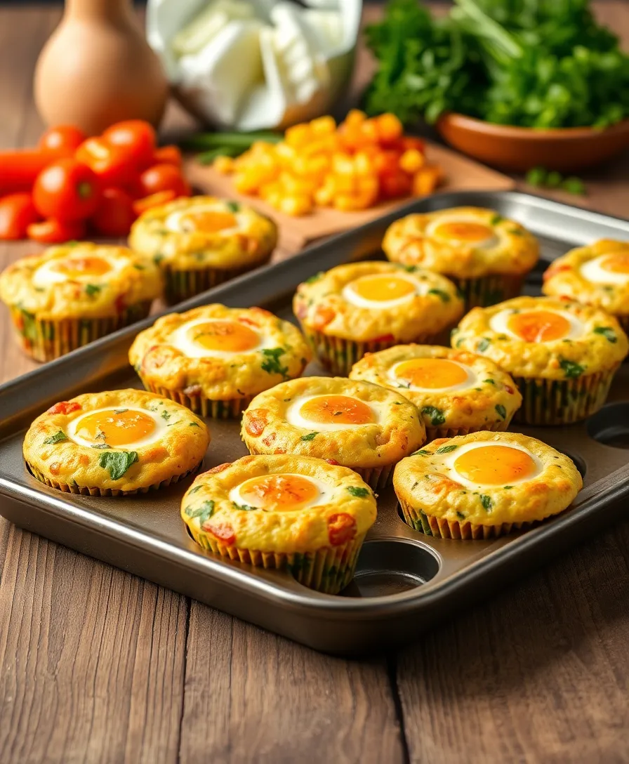 20 Breakfast Ideas That Will Change Your Morning Game (You Won’t Want to Skip #9!) - 14. Egg and Veggie Breakfast Muffins