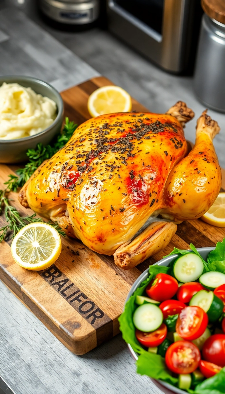 21 Sunday Family Dinner Ideas You’ll Want to Make Every Week (Number 7 Will Blow Your Mind!) - 1. Herb-Crusted Roast Chicken