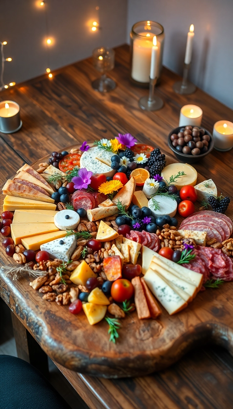 24 Christmas Snacks That Will Steal the Show at Your Holiday Party! - 1. Festive Cheese and Charcuterie Board