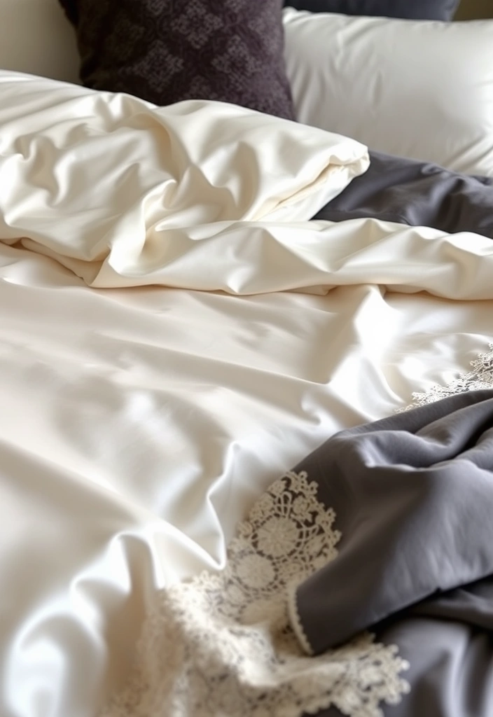 12 Luxurious Bedding Ideas That Will Transform Your Bedroom into a 5-Star Retreat! - 1. Opulent Silk Sheets