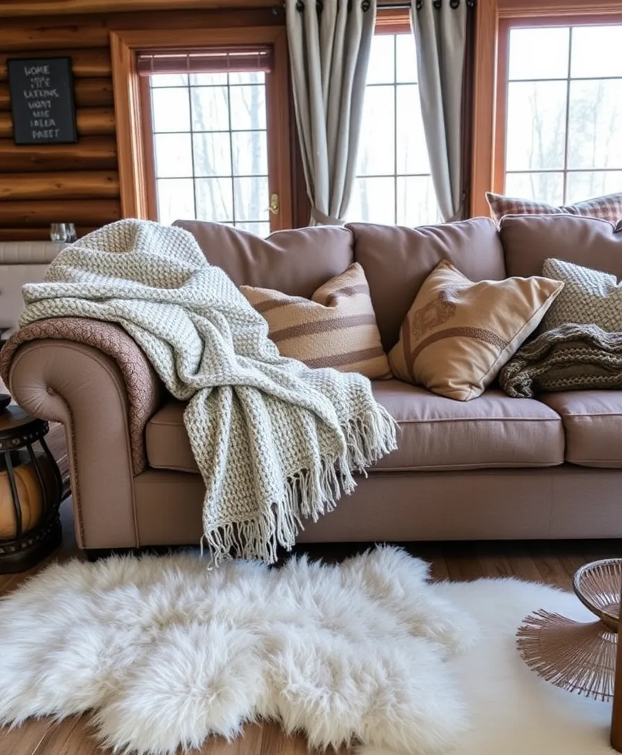 20 Must-See Cabin Weekend Inspo Ideas for a Dreamy Escape (You Won't Believe #7!) - 11. Layered Textiles