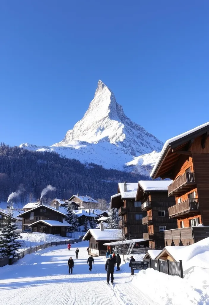 Winter Travel Inspo: 10 Must-Visit Places That Will Take Your Breath Away! - 4. Zermatt, Switzerland: The Iconic Matterhorn