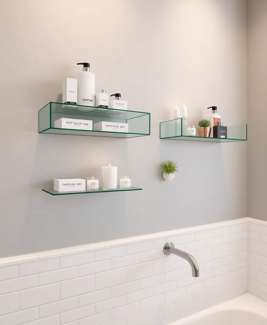 Fightssssssssssssssssss Bathroom: Transform Your Space with These 10 Ideas! - 2. Chic Floating Shelves