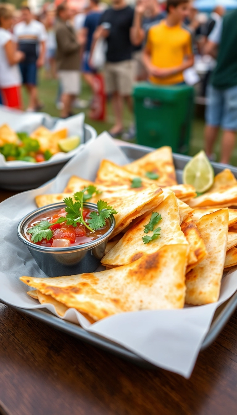 20 Tailgate Food Ideas That Make Game Day Unforgettable (You Won't Believe #7!) - 11. Cheese Quesadillas