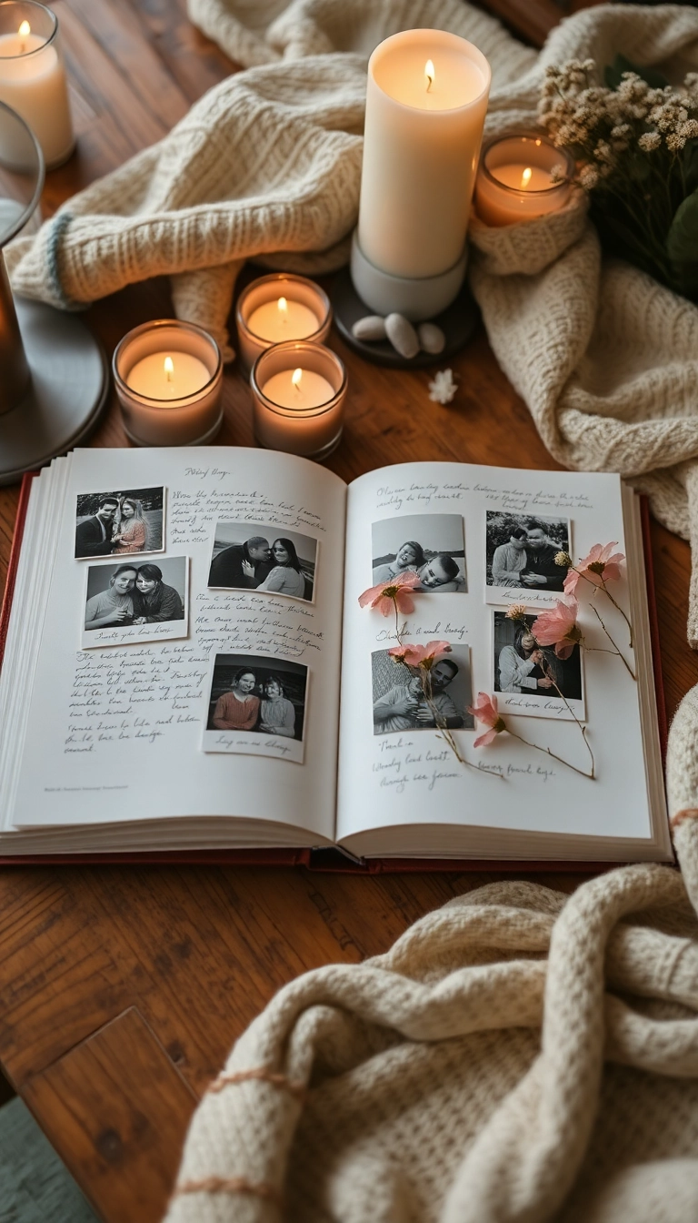 21 Unique Christmas Gifts for Parents That Will Melt Their Hearts (You Won't Believe #13!) - 13. A Memory Book