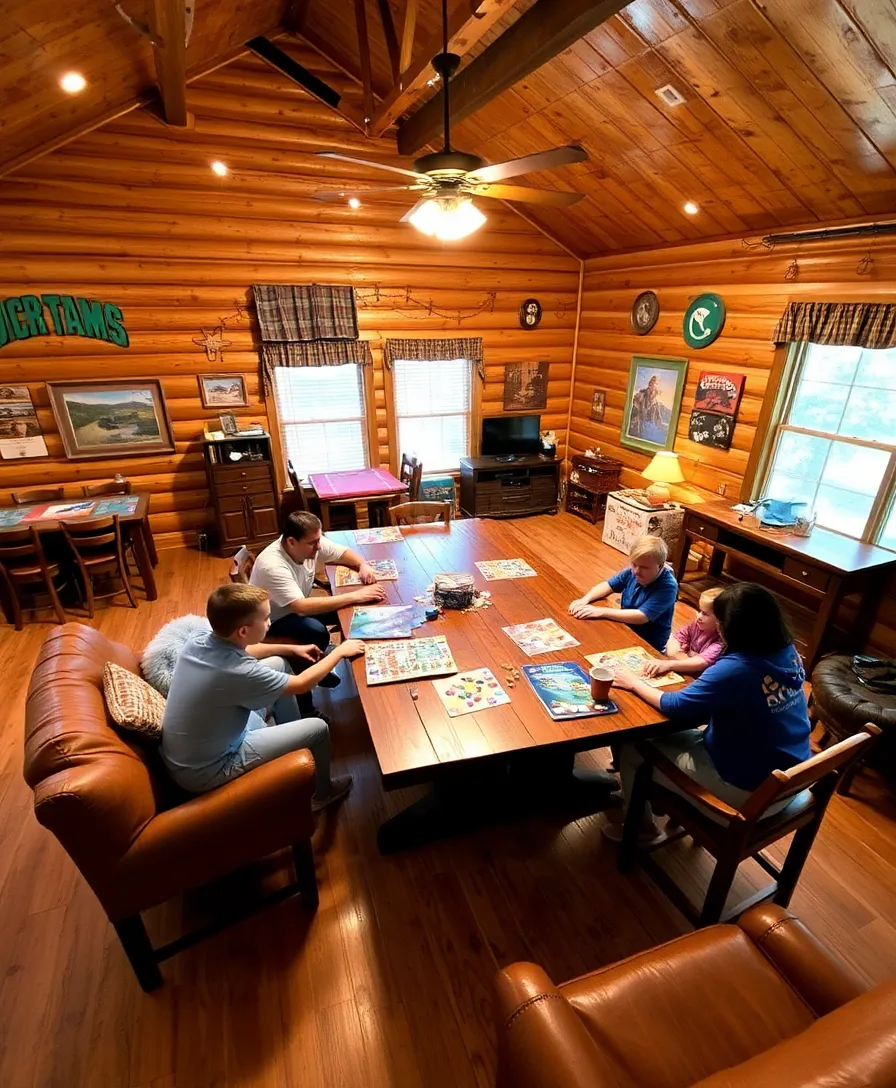 20 Must-See Cabin Weekend Inspo Ideas for a Dreamy Escape (You Won't Believe #7!) - 19. Creating a Family Game Space