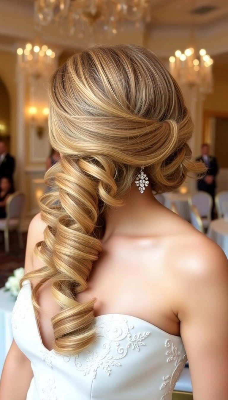 22 Chic Medium Hairstyles for the Mother of the Groom You Won't Believe Exist! - 9. Side-Swept Curls