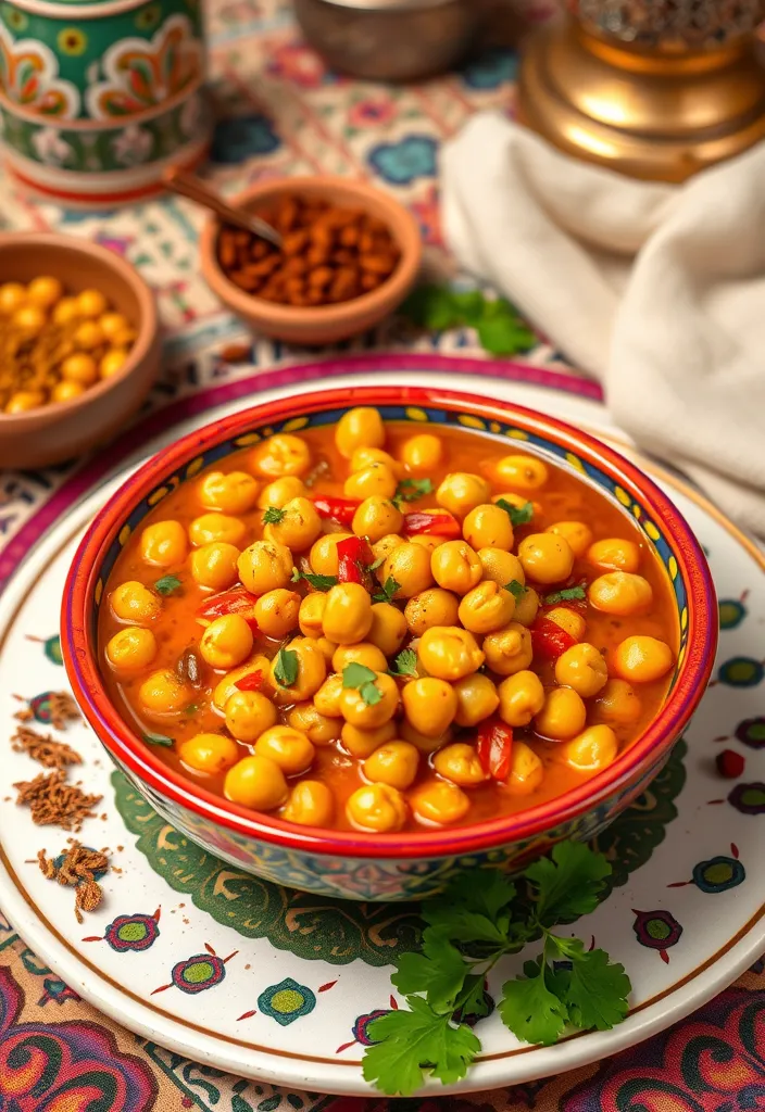 18 Healthy Crockpot Recipes You Won't Believe Are Low-Calorie! - 5. Moroccan Chickpea Stew