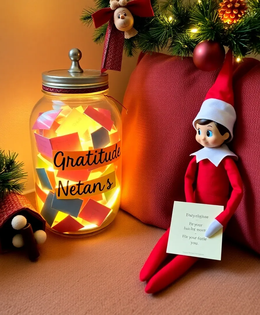 20 Elf on the Shelf Activities Your Kids Will Beg for Every December! - 20. Elf's Gratitude Jar