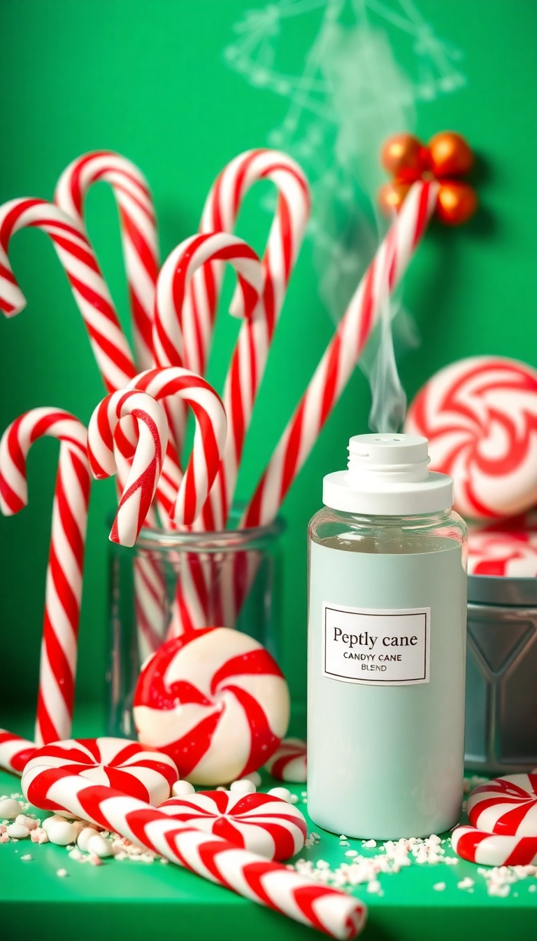 21 Christmas Essential Oil Blends That Will Fill Your Home with Holiday Cheer! - 9. Sweet Candy Cane