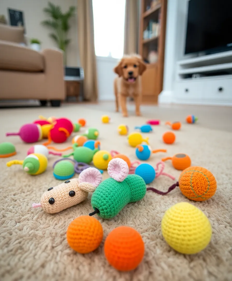 21 Easy DIY Crochet Projects for Beginners That Are Totally Doable (You Can Do #7!) - 15. Cute Crochet Pet Toys