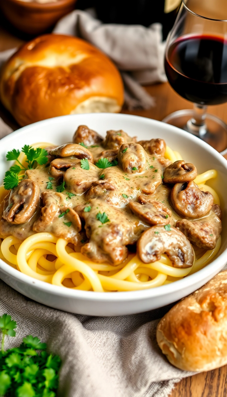 19 Easy Sunday Dinner Ideas That Will Have You Relaxing in Style (You Won't Believe #7!) - 3. Beef Stroganoff