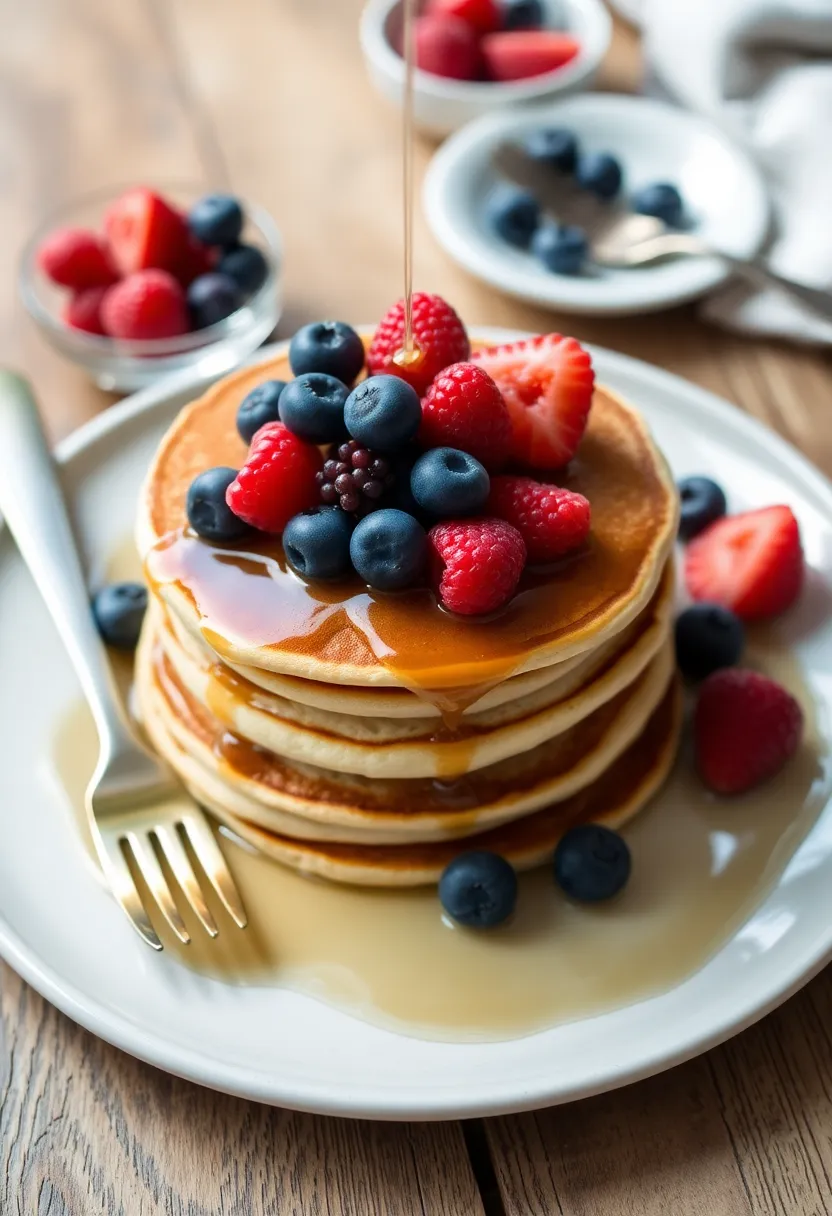 10 Muscle-Gain Recipe Ideas That’ll Fuel Your Fitness Journey - 8. Protein Pancakes with Berries