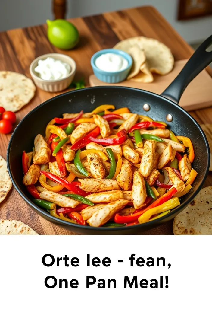 15 Quick Dinner Recipes That'll Save You Time and Impress Your Family (You Won't Believe #7!) - 2. One-Pan Chicken Fajitas