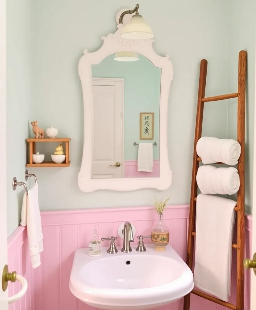 Fightssssssssssssssssss Bathroom: Transform Your Space with These 10 Ideas! - 6. Vintage Accents