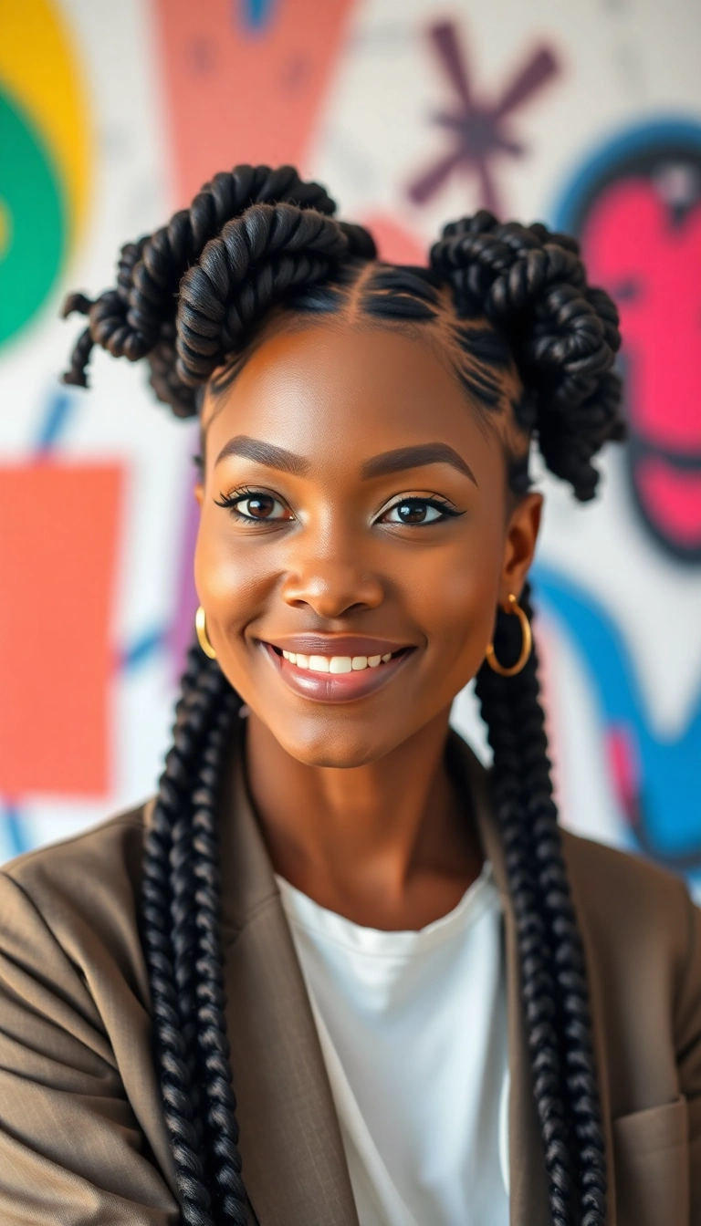 24 Stunning Braided Hairstyles for Black Women That Will Turn Heads! - 22. Spiral Braids