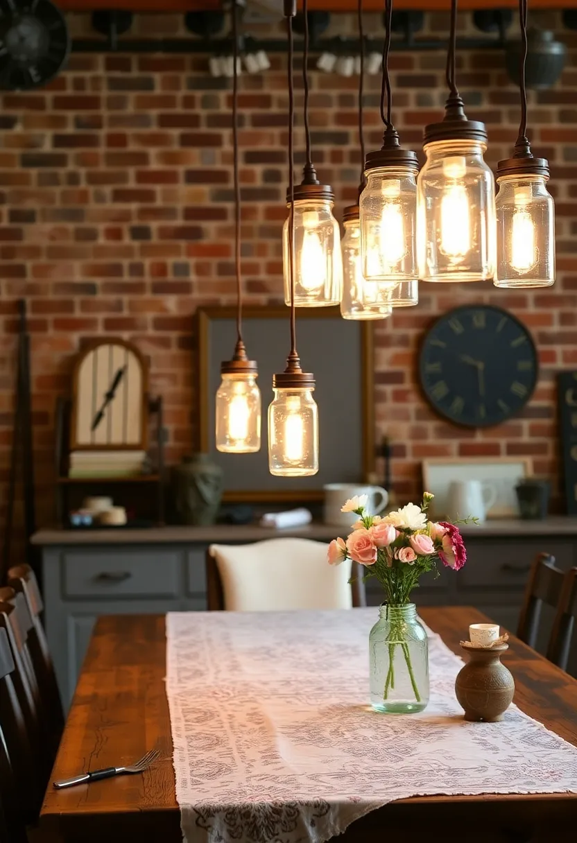 20 Upcycled Decor Ideas That'll Inspire Your Inner Vintage Lover! - 2. Mason Jar Pendant Lights