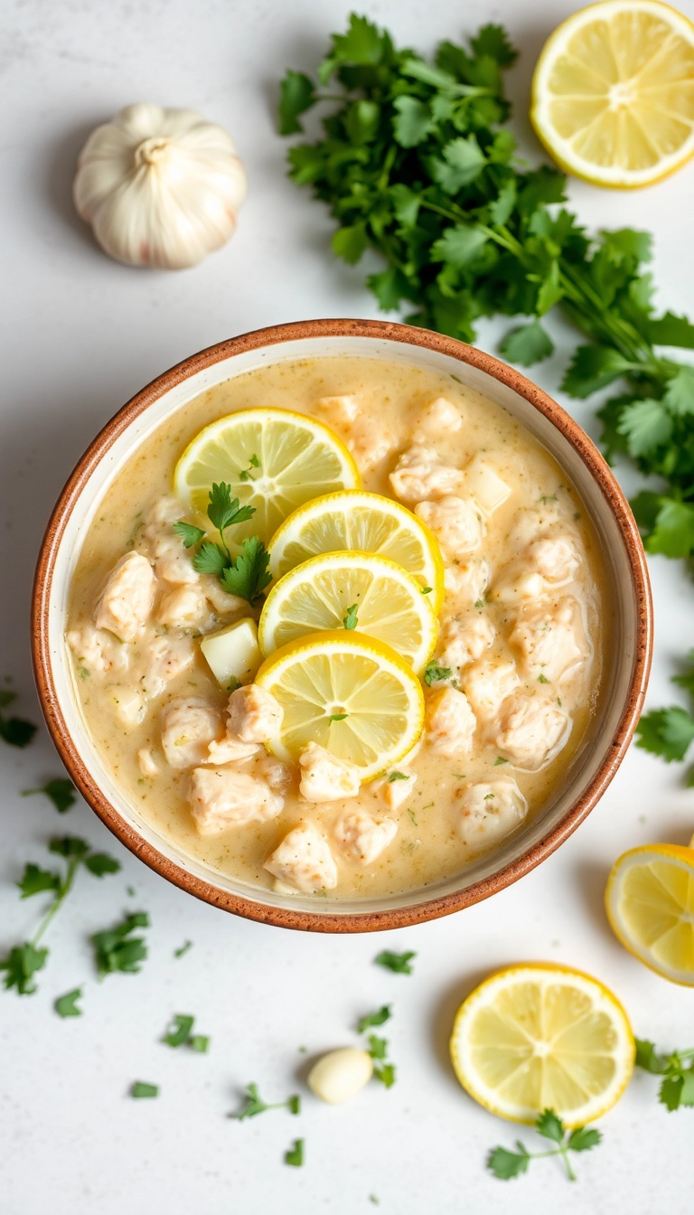 30 Mind-Blowing Crockpot White Chicken Chili Recipes You Need to Try Tonight! - 8. Lemon Garlic White Chicken Chili