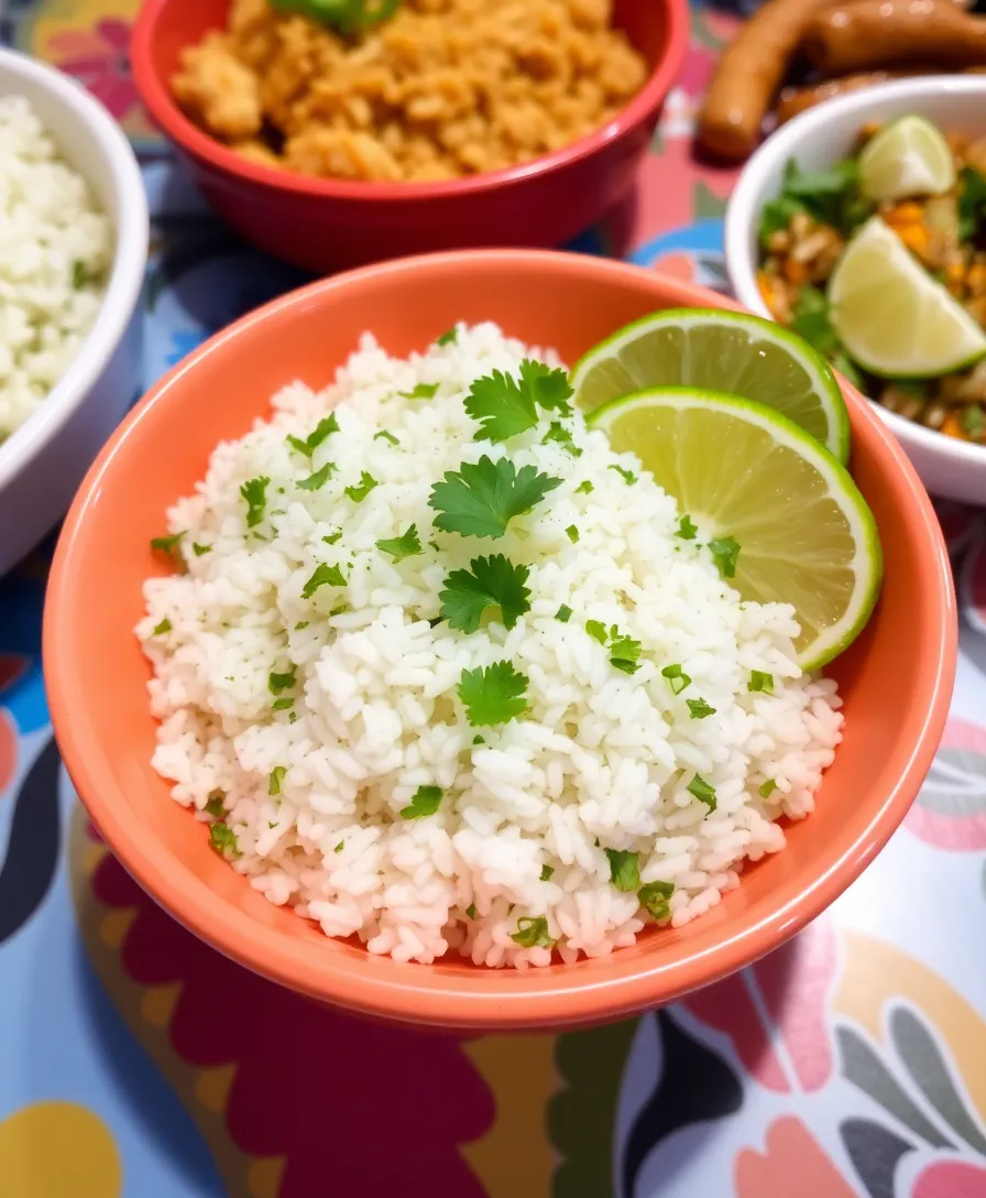 20 Meal Prep Magic: Weeknight Recipes Inspo for Stress-Free Cooking - 19. Cilantro Lime Rice