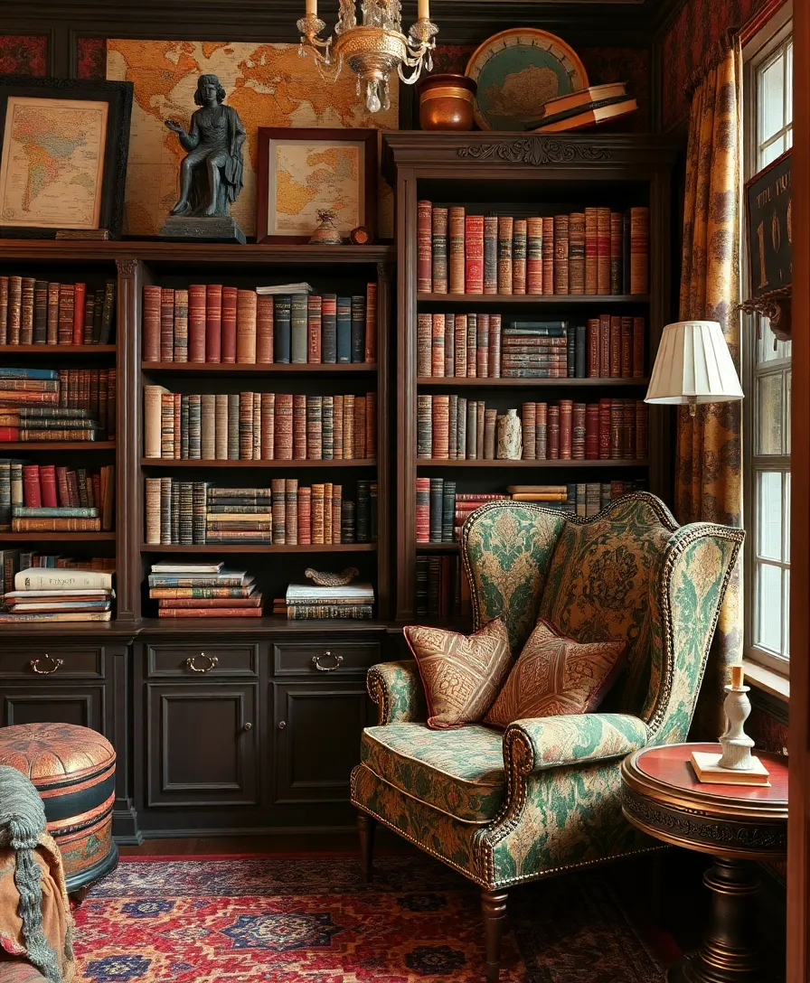 13 Wood Cabin Reading Nooks That Will Make You Want to Curl Up with a Book! - 7. The Vintage Charm