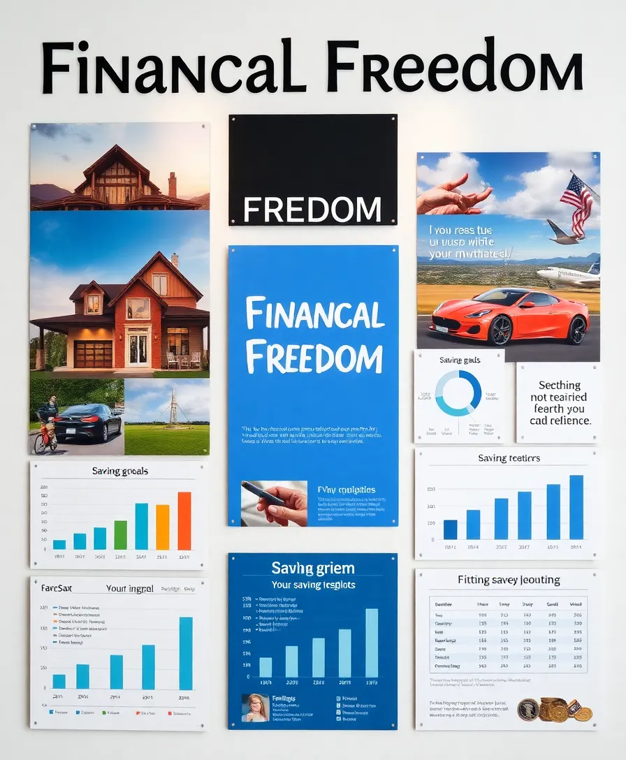 Unlock Your Dreams: 15 Vision Board Ideas That Will Transform Your Life! - 11. The Financial Freedom Board