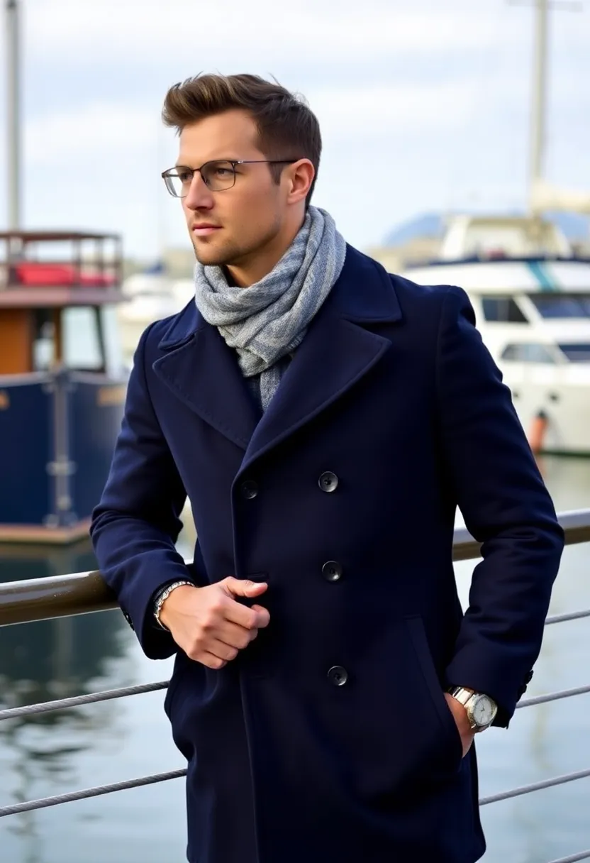 10 Must-Have Winter Coats for Men That'll Elevate Your Style Game! - 4. The Chic Peacoat