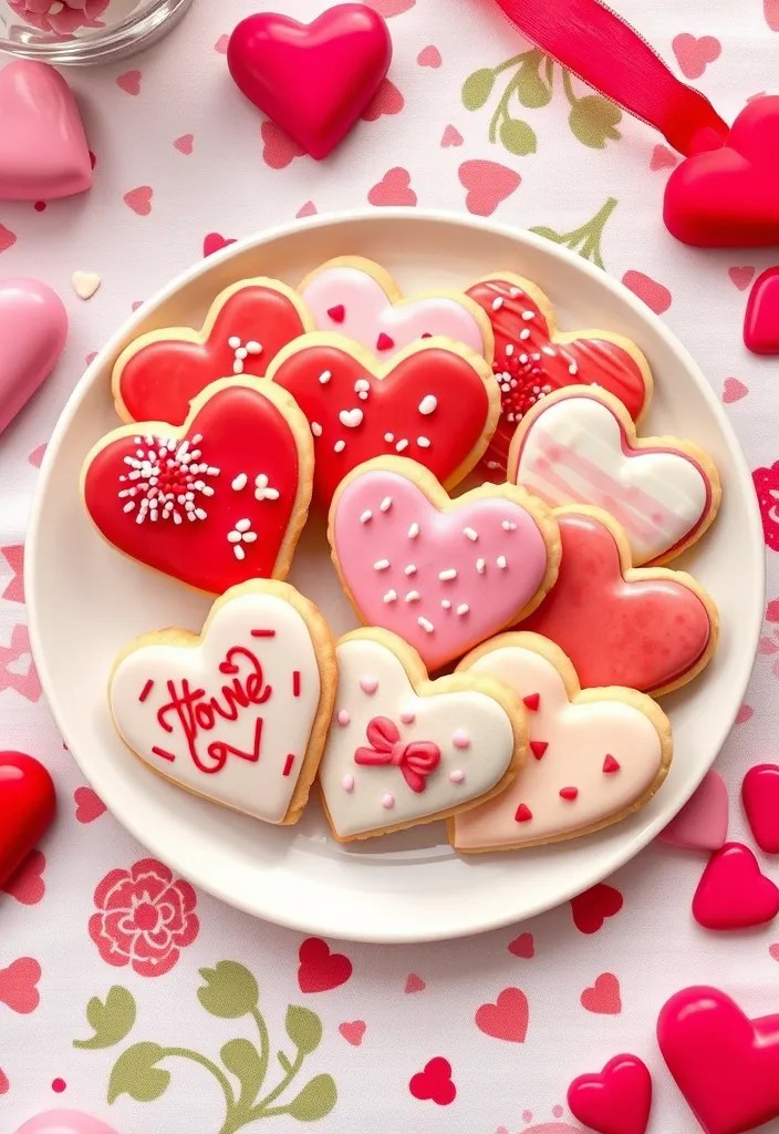 20 DIY Valentine's Day Projects That'll Impress Your Loved One (You’ll Want to Try #5!) - 15. DIY Heart-Shaped Cookies