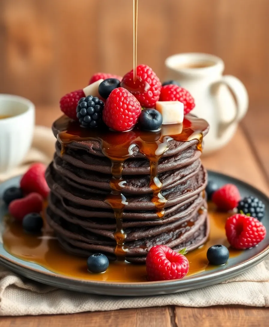 20 Breakfast Ideas That Will Change Your Morning Game (You Won’t Want to Skip #9!) - 20. Chocolate Protein Pancakes